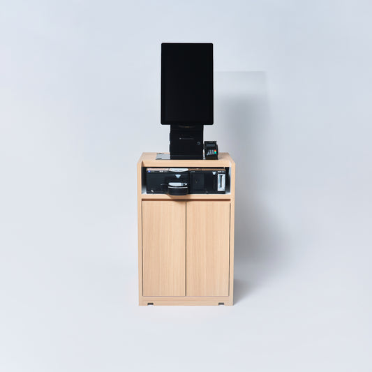 券売機+自動釣銭機N300+専用レジ台+VEGA3000